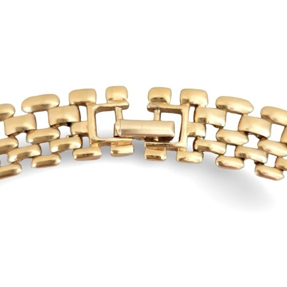 Vintage TRIFARI Art Deco Revival Necklace & Earrings Set - Picture 9 of 9